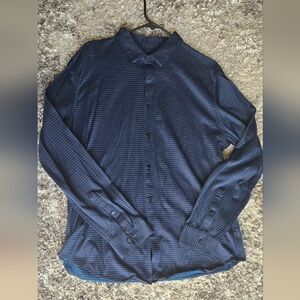 Ck Blue Button-Up Shirt
